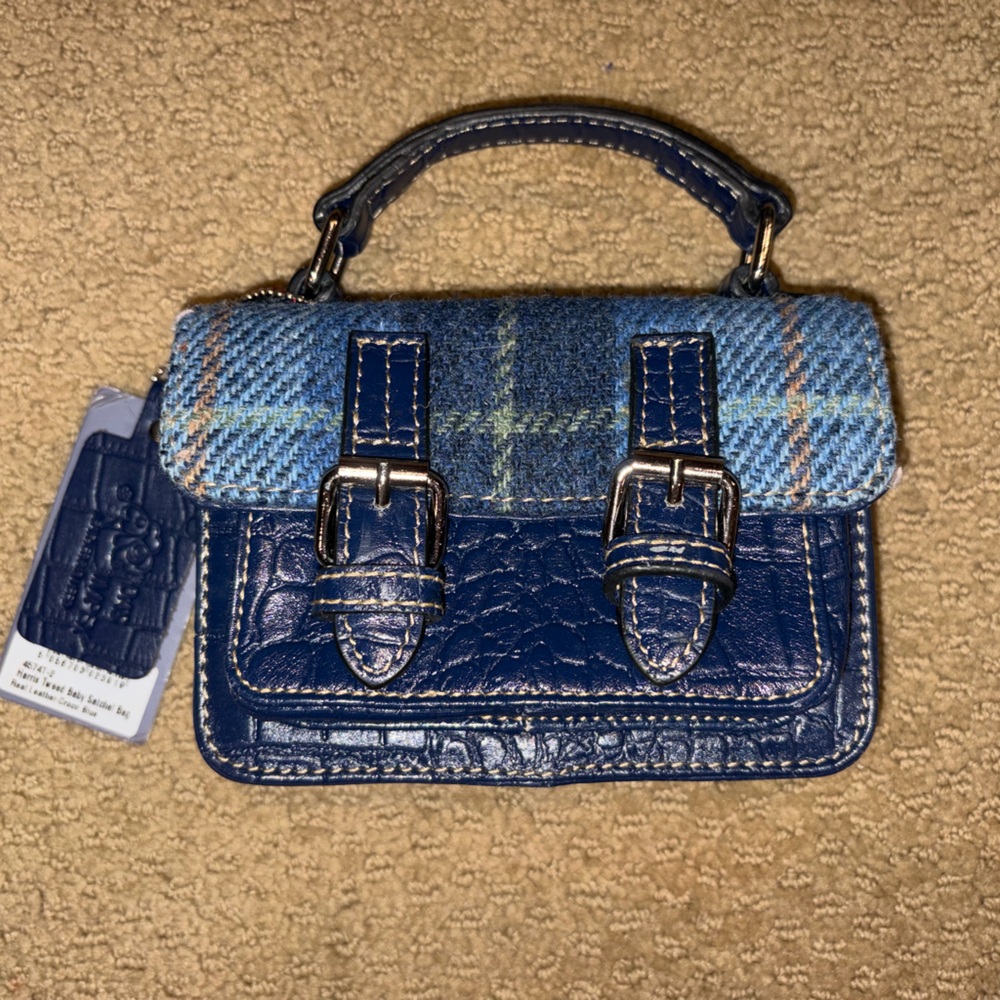 Das Impex Harris Tweed Mini Satchel Bag
